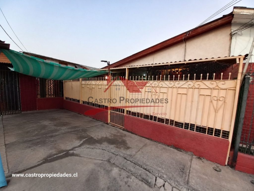 Casa de Un Piso Ampliada Completamente Solida, 3 Dormitorios 1 Baño, Comuna de Renca.